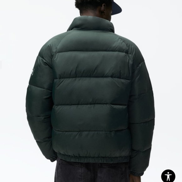 ZARA QUILTED PUFFER JACKET SIZE L - Picture 3 of 10